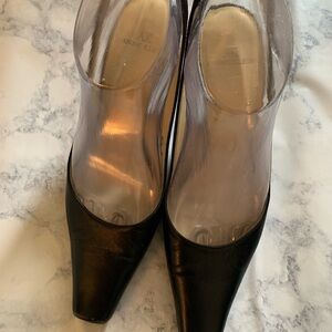 Anne Klein Square Toe Slingback Pumps
